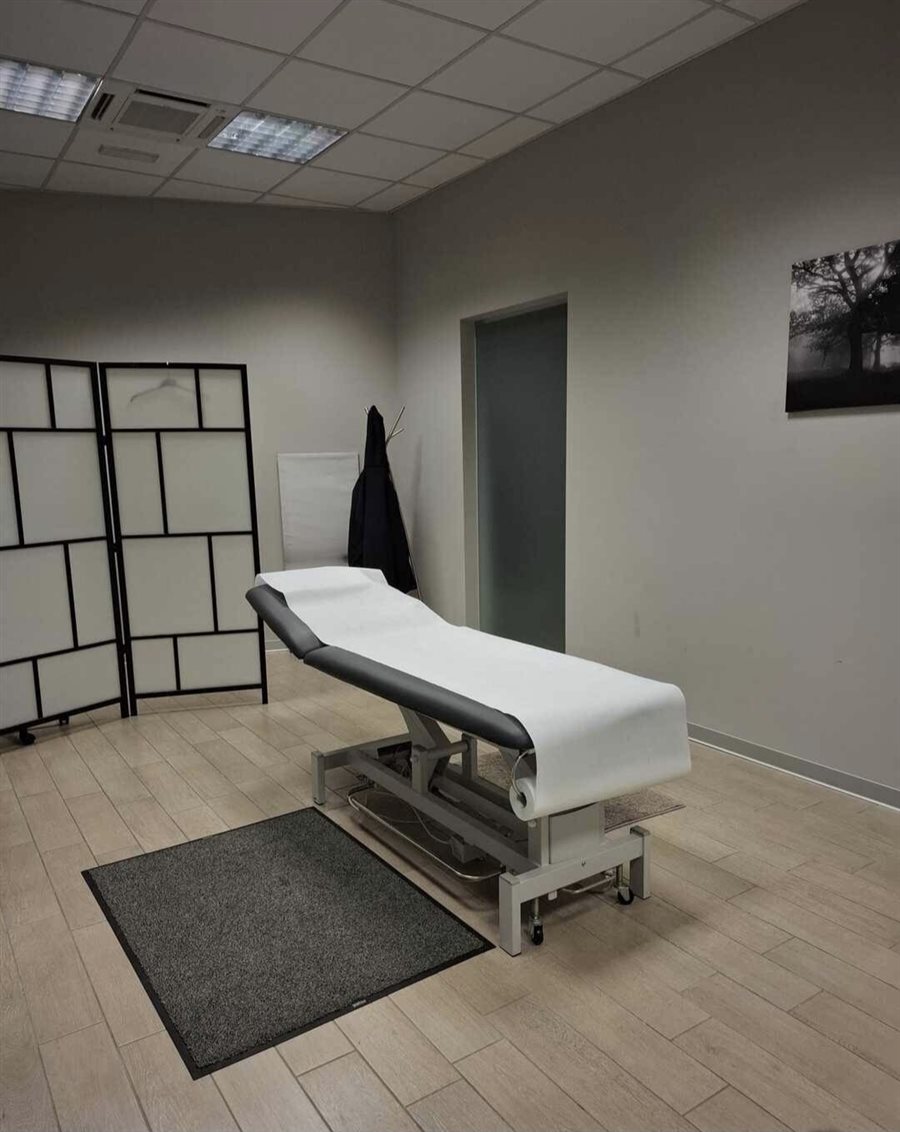 Sala trattamento con paravento